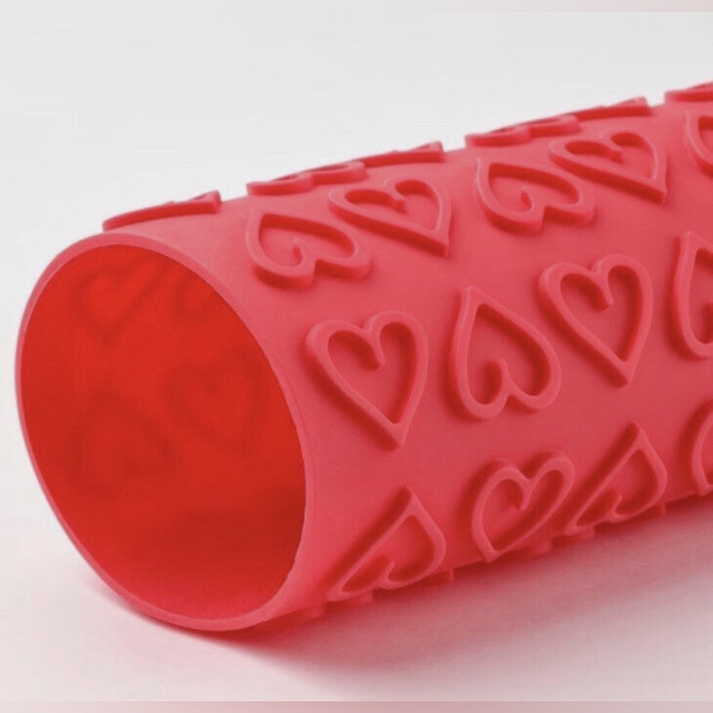 Heart pattern rolling pin sleeve cover